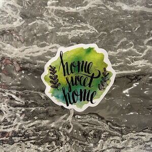 5/$10  Inspirational Waterproof New Vinyl Sticker Decal-Home Sweet Home